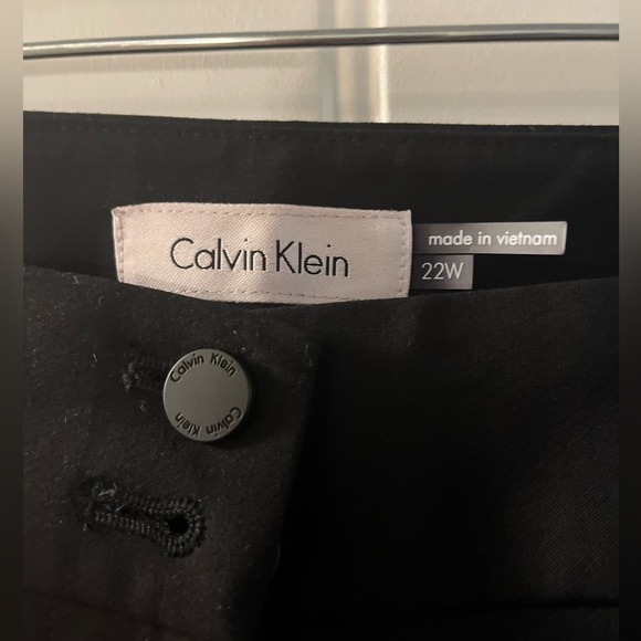 Calvin Klein Dress Pants, Black, size 22 - Picture 3 of 7